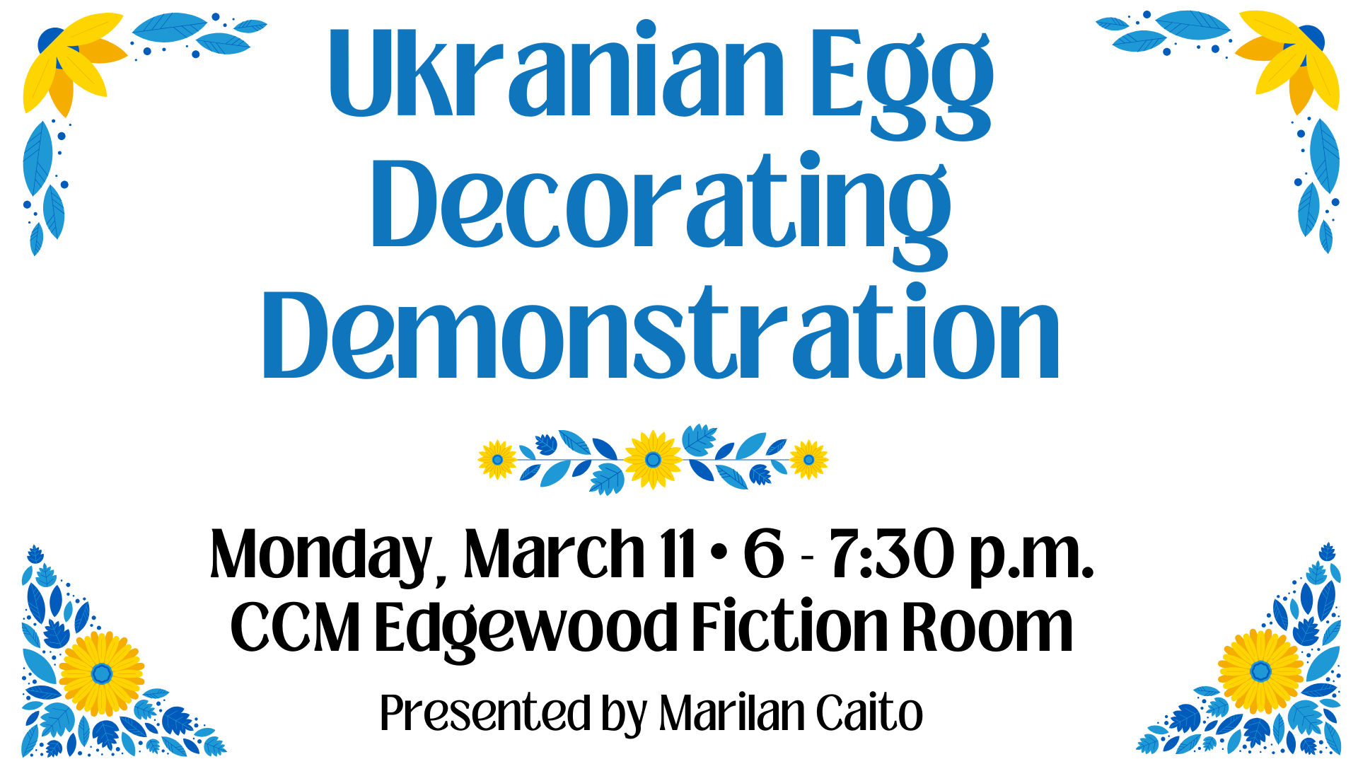 Ukranian Egg Decorating 