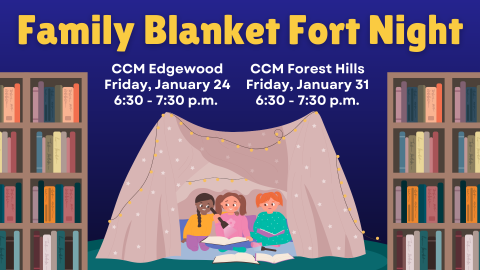 Family Blanket Fort Night logo