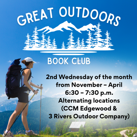 Great outdoors bookclub graphic