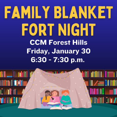 Family Blanket Fort Night logo
