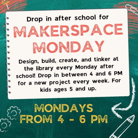 Makerspace Monday calendar logo