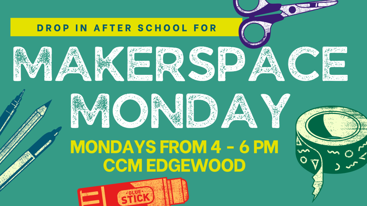 Makerspace Monday logo green