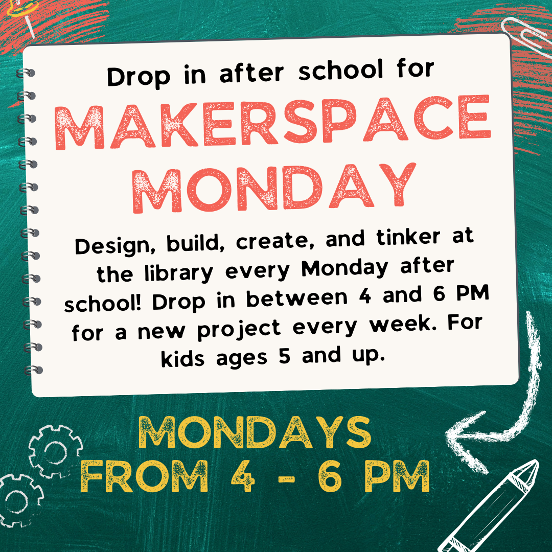 Makerspace Monday calendar logo